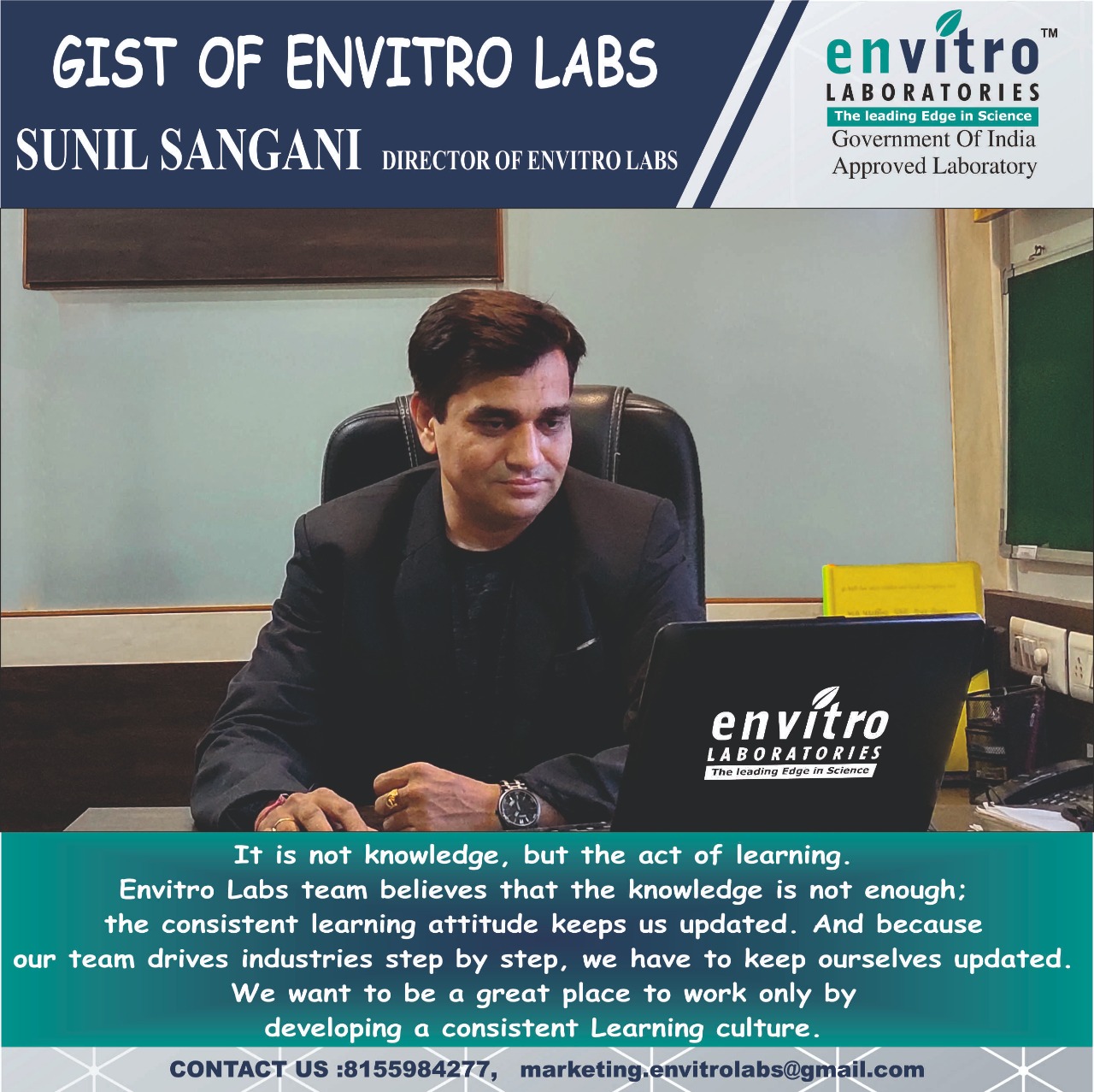 Glimpse Of Employees Envitro Lab Pvt. Lmt.